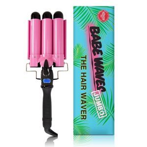 Trademark Beauty Babe Waves 3 Barrel Curling Iron Hair Waver, 1.25'' Quick Heat,